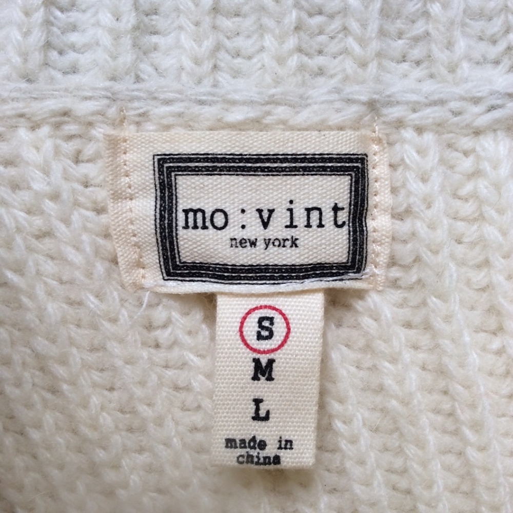 Mo:Vint Ivory Sweater - Picture 6 of 8